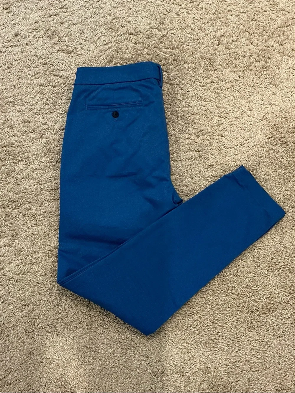 Express Slim Fit Royal Blue Chinos